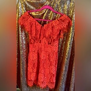 NBD X Naveen Orange dress REVOLVE